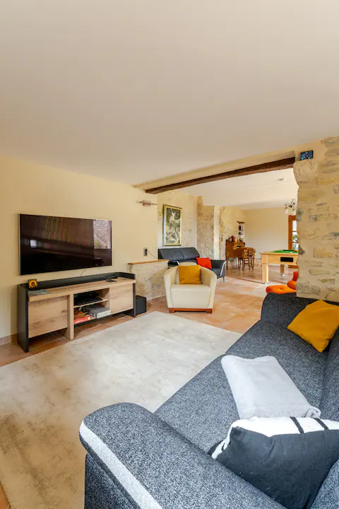 The TV corner and home cinema